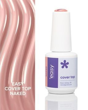 Камуфлирующий топ для гель-лака "Cover top", ТМ "Easy to be professional", цвет "Naked", 15 мл 4820292180435 фото