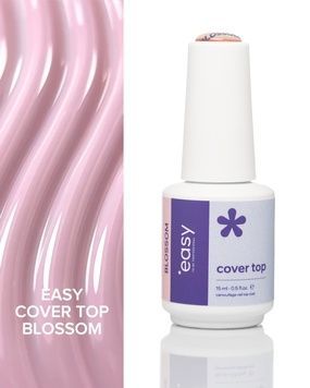 Камуфлирующий топ для гель-лака "Cover top", ТМ "Easy to be professional", цвет "Blossom", 15 мл 4820292180442 фото