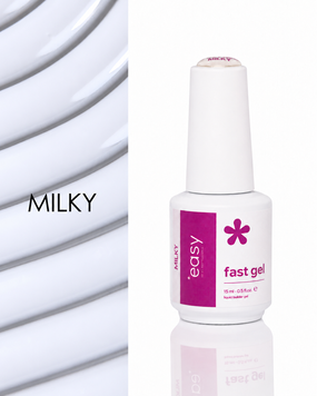 Жидкий гель "Fast Gel", ТМ "Easy to be professional", цвет "milky", 15 мл. 4820292180473 фото