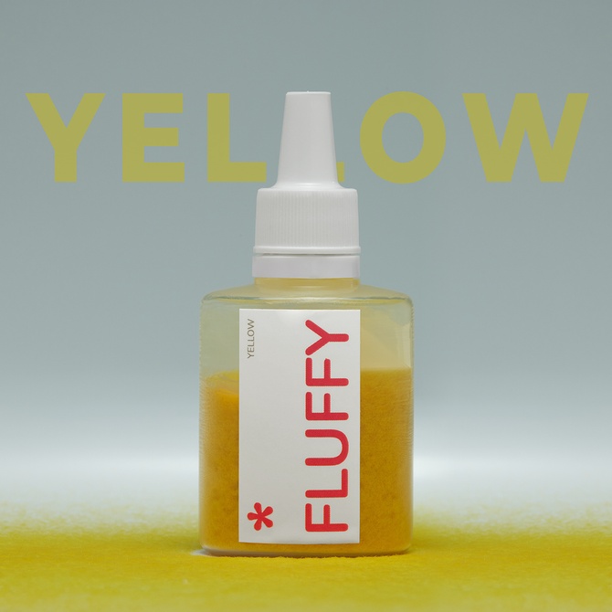 Velvet nail powder "Fluffy", ТМ "Easy to be professional", color "Yellow"