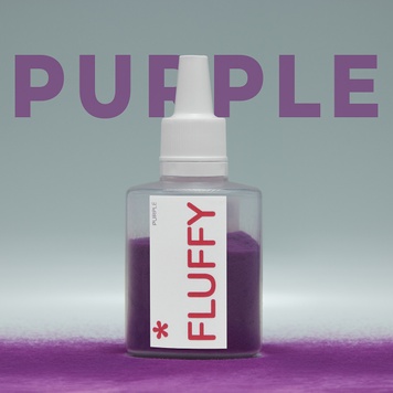 Бархатная пудра для ногтей "Fluffy", ТМ "Easy to be professional", цвет "Purple" 4820257330363 фото