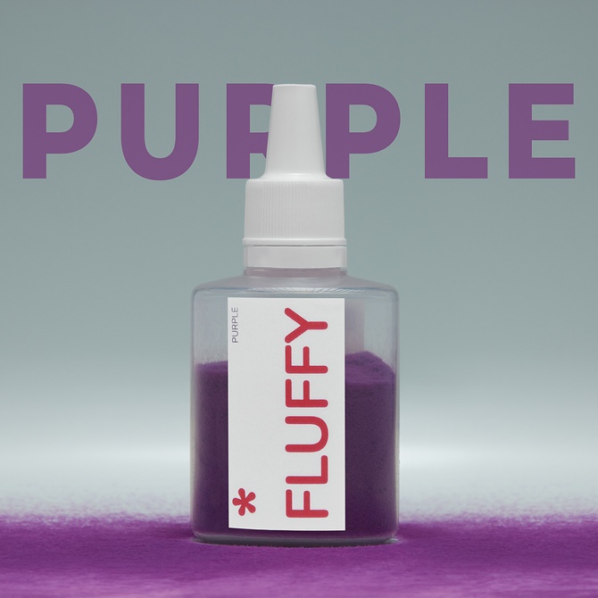 Оксамитова пудра для нігтів "Fluffy", ТМ "Easy to be professional", колір "Purple" 4820257330363 фото